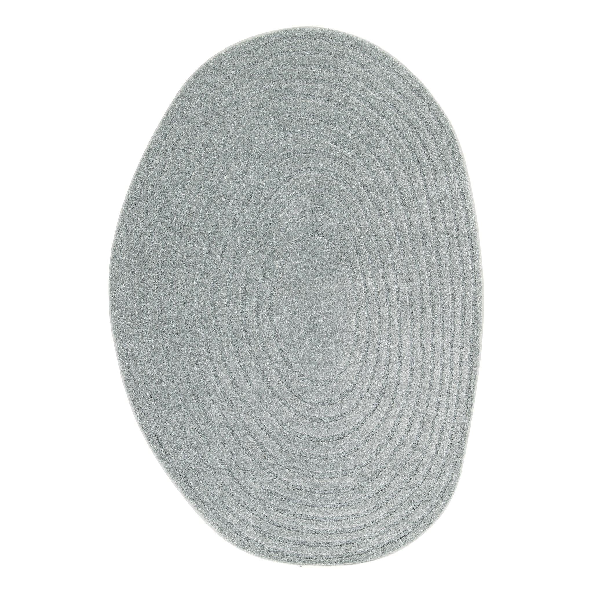AFK Living vloerkleed Aeon - reliëfeffect - blauw - 200 x 290 cm