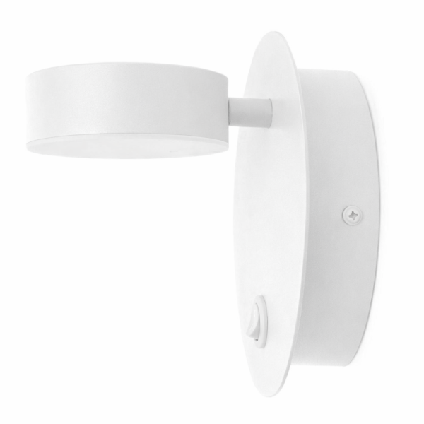 Kinkiet Lampa Ścienna BERKUM Minimalizm Biały