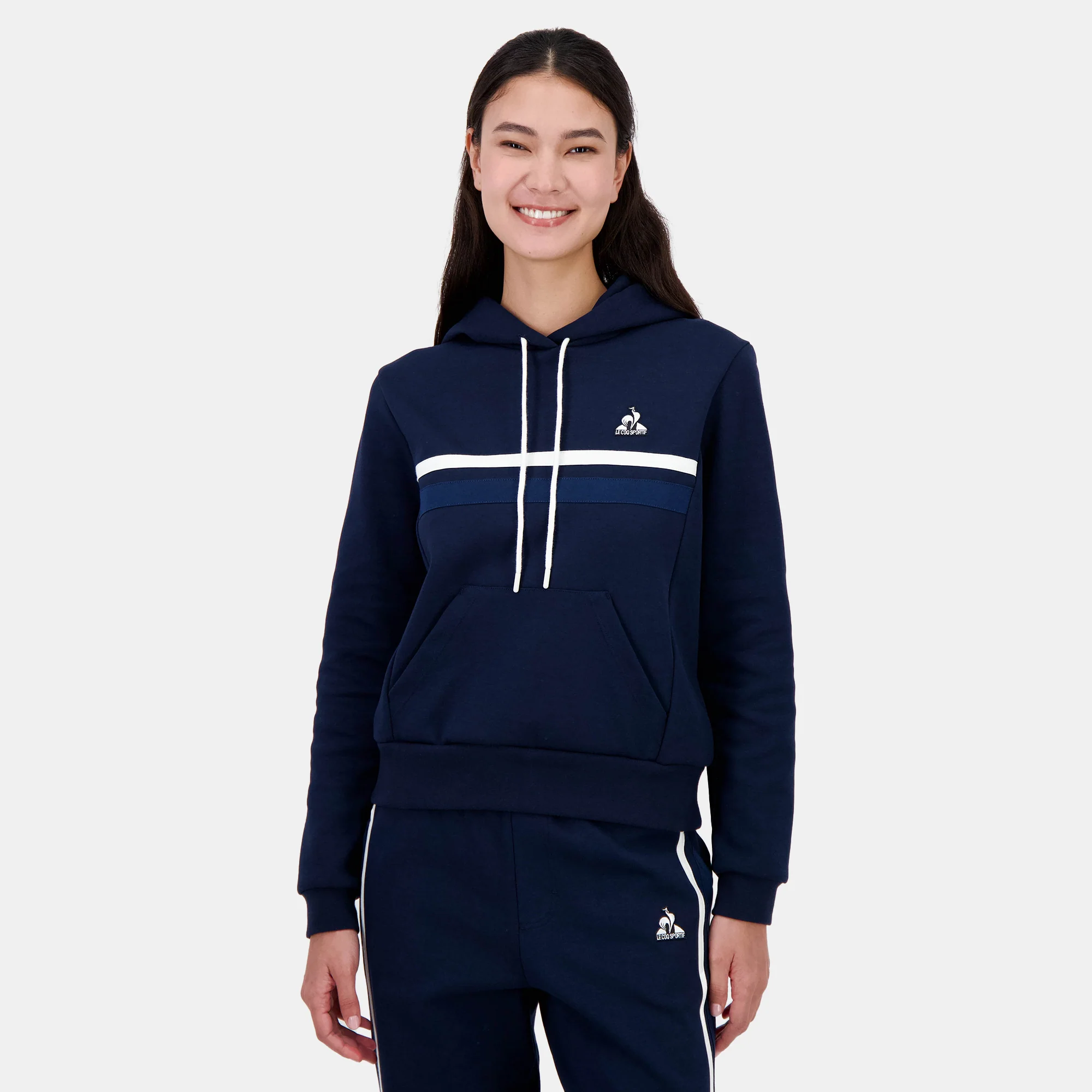 2510988-HERITAGE LF Hoody N°1 W dark velvet | Sweat à capuche Femme