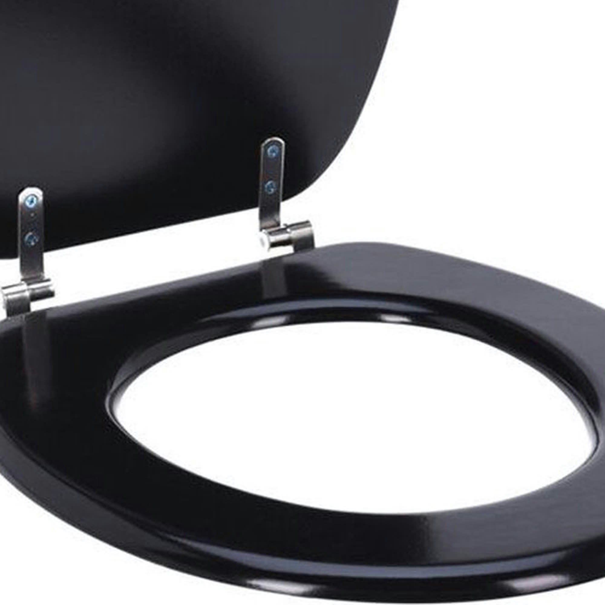 - Abattant WC bois MDF noir