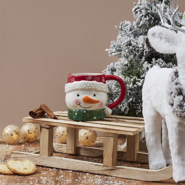 Kubek świąteczny Bałwanek 300 ml ceramiczny