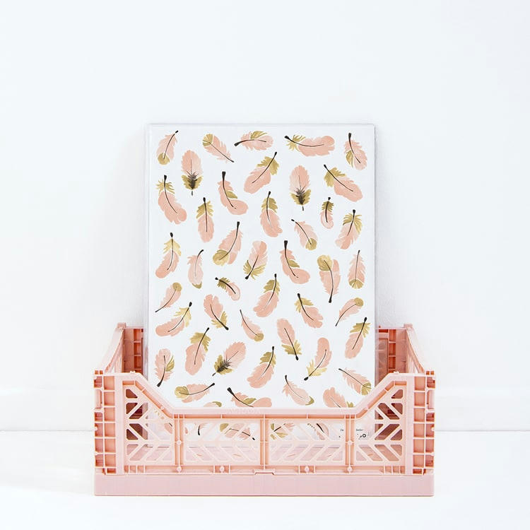 FLAMINGO - Planche de stickers A3 Plumes Flamingo