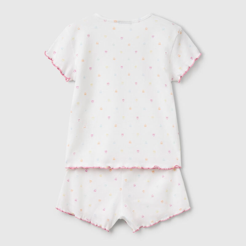 Pyjamas with logo print