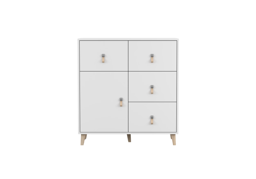 System młodzieżowy dziecięcy Figo 03 komoda 4S1D 90cm
