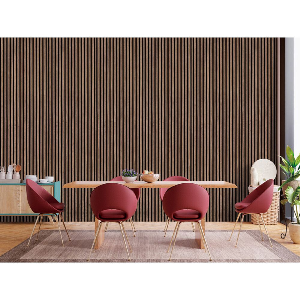 AKUSTIKKPANEL VILLA VALNØTT 2440X605X22MM