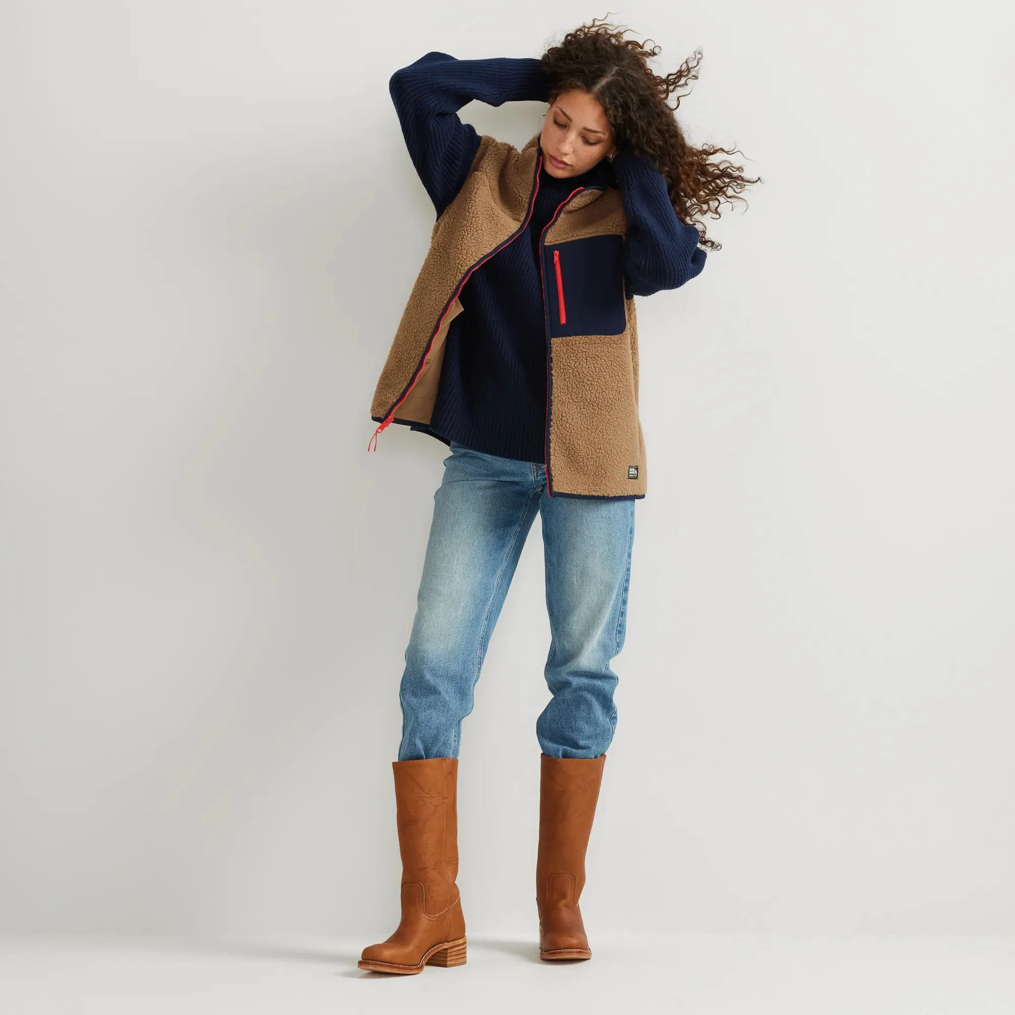 Women's Chilali Faux Shearling Fleece Vest