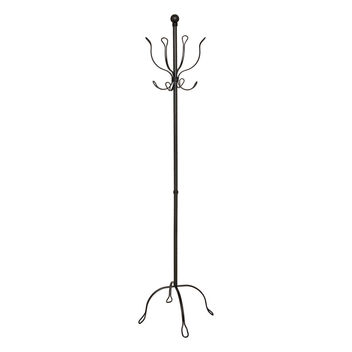 Cabide REMO preto em metal 170cm