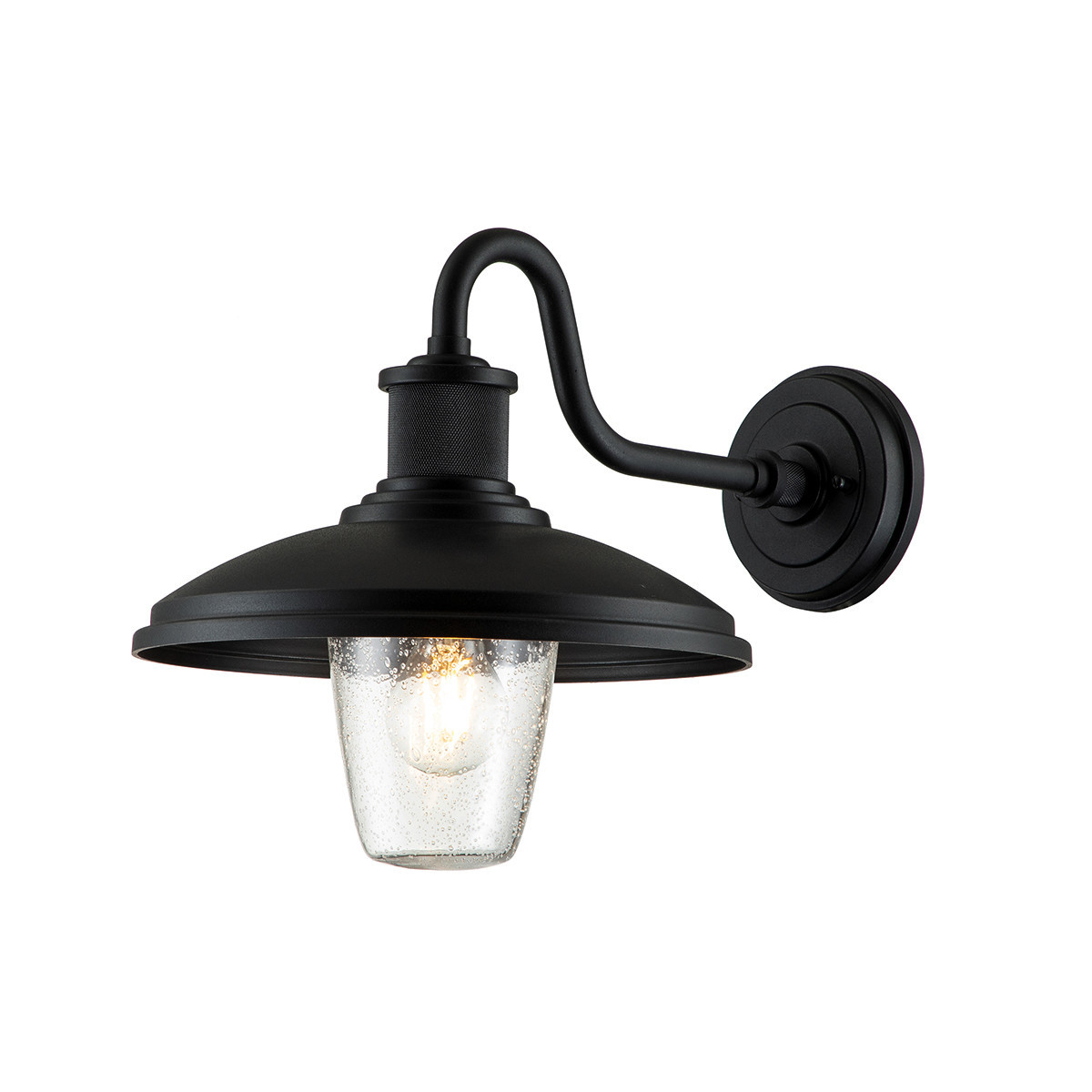 Kinkiet zewnętrznyteksturowana czerń Allenbury 1xE27x40W IP44 Kichler