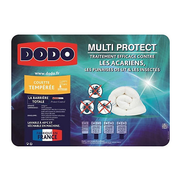 DODO Couette tempérée MULTIPROTECT - 240 x 260 cm