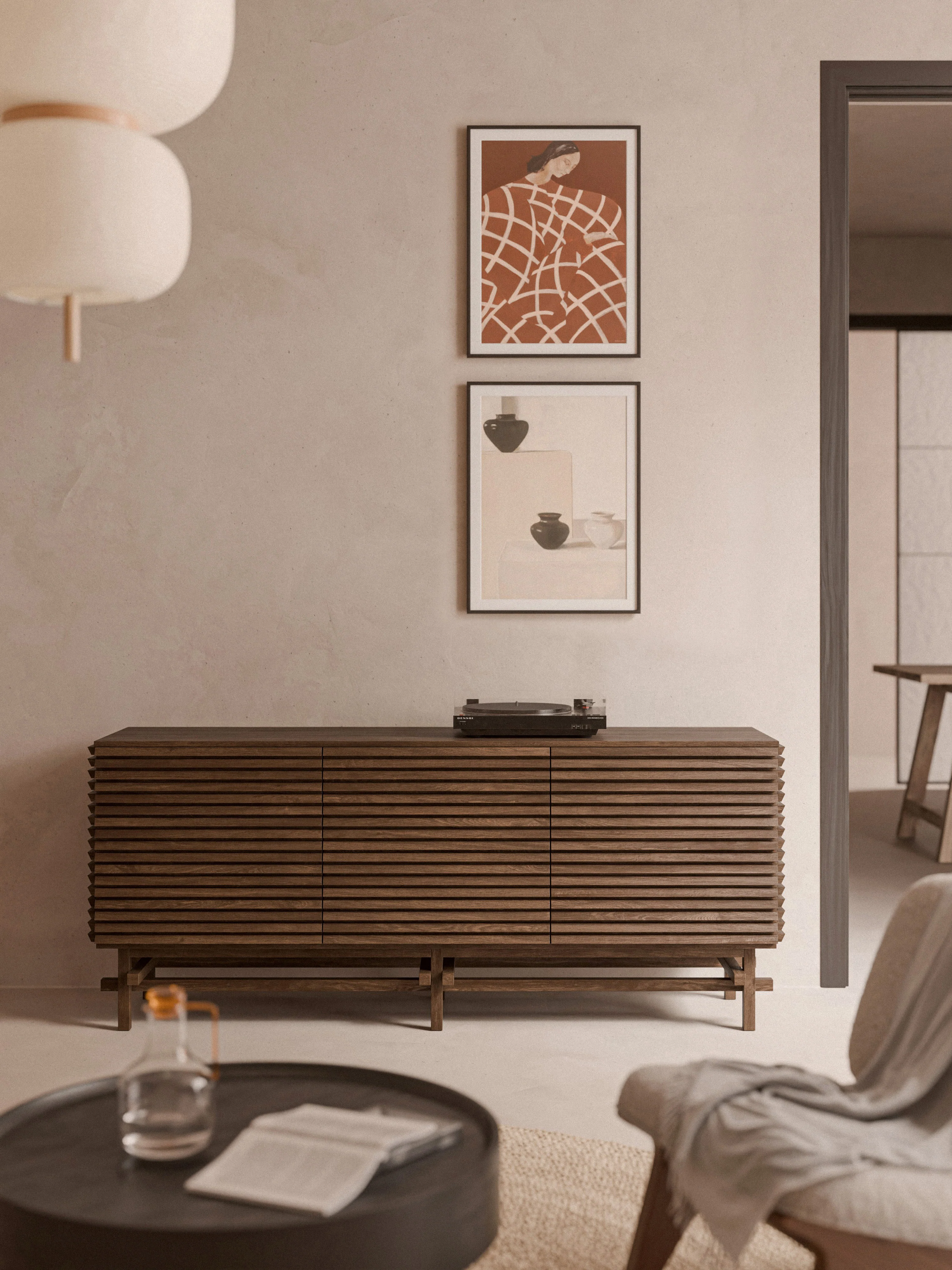Sideboard Pierce aus Eichenholz