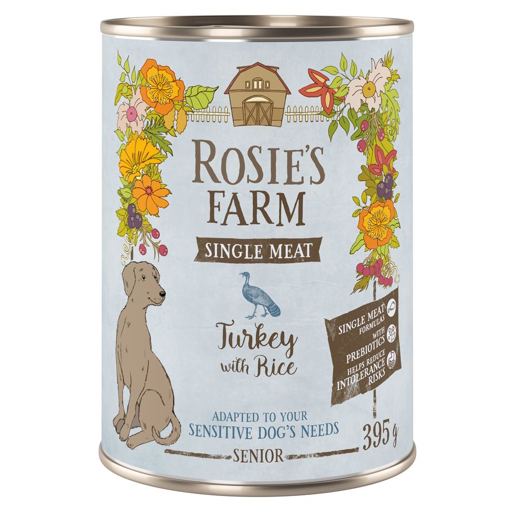 Rosie's Farm Single Meat Senior 6 x 395g