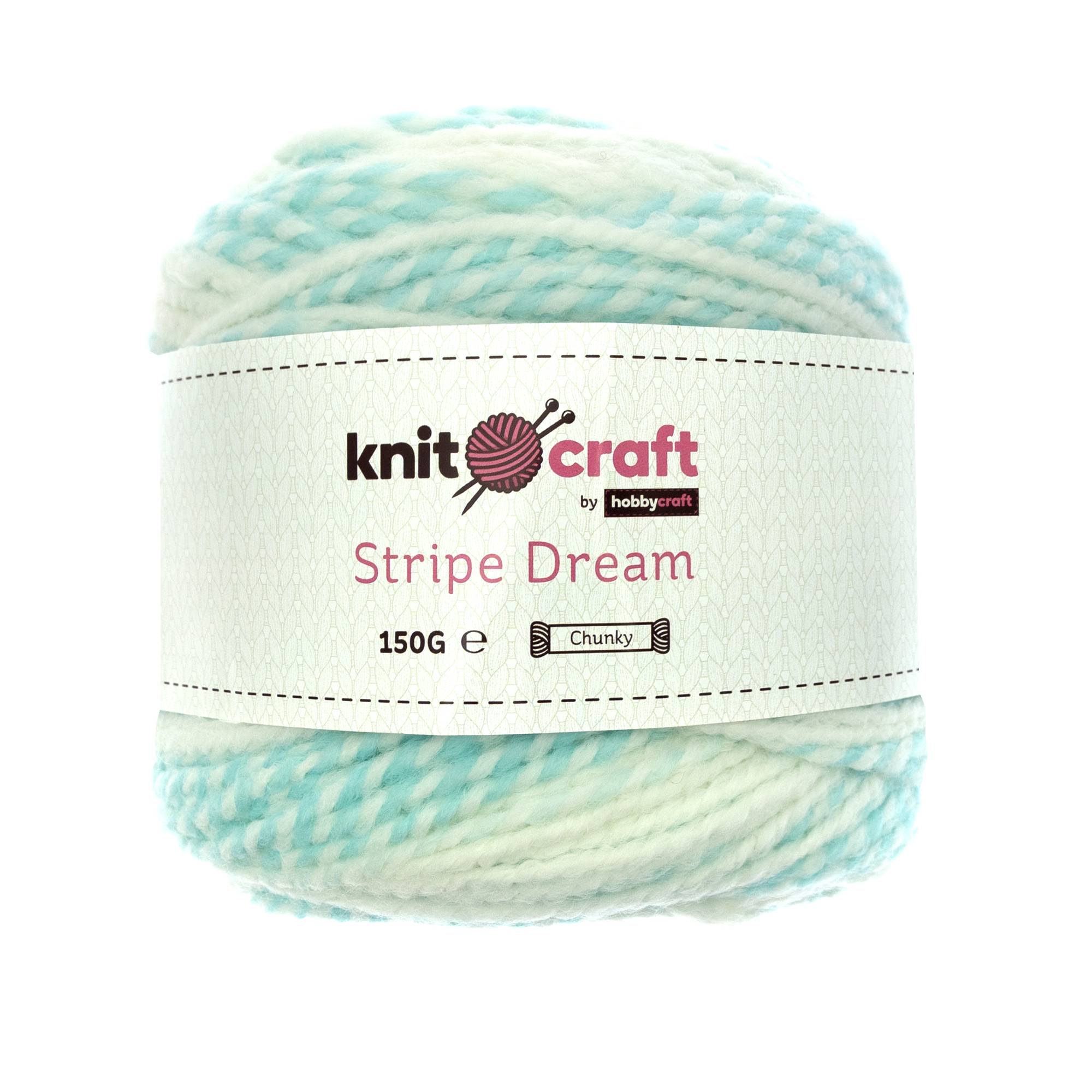Knitcraft Blue Stripe Dream 150g