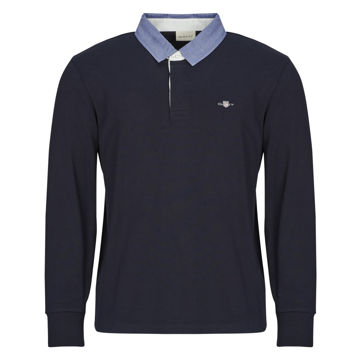 Gant - REG CHAMBRAY HEAVY RUGGER - Marine