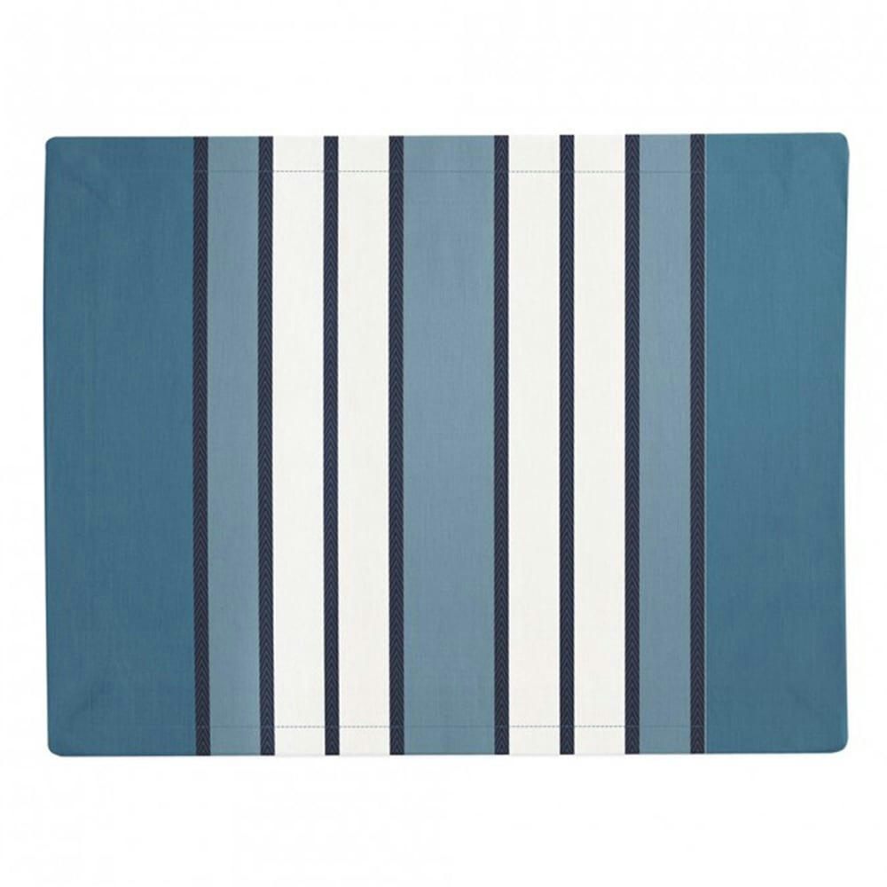 ESPELETTE - Set de table coton Bleu 41x52 cm