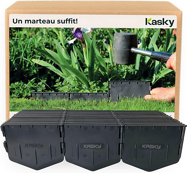 Bordure de Jardin en Plastique Facile à Installer