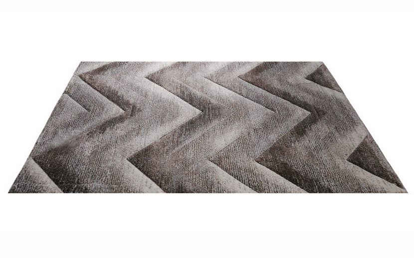 Dywan Diamond New jodełka szaro-beżowy 160 cm x 220 cm
