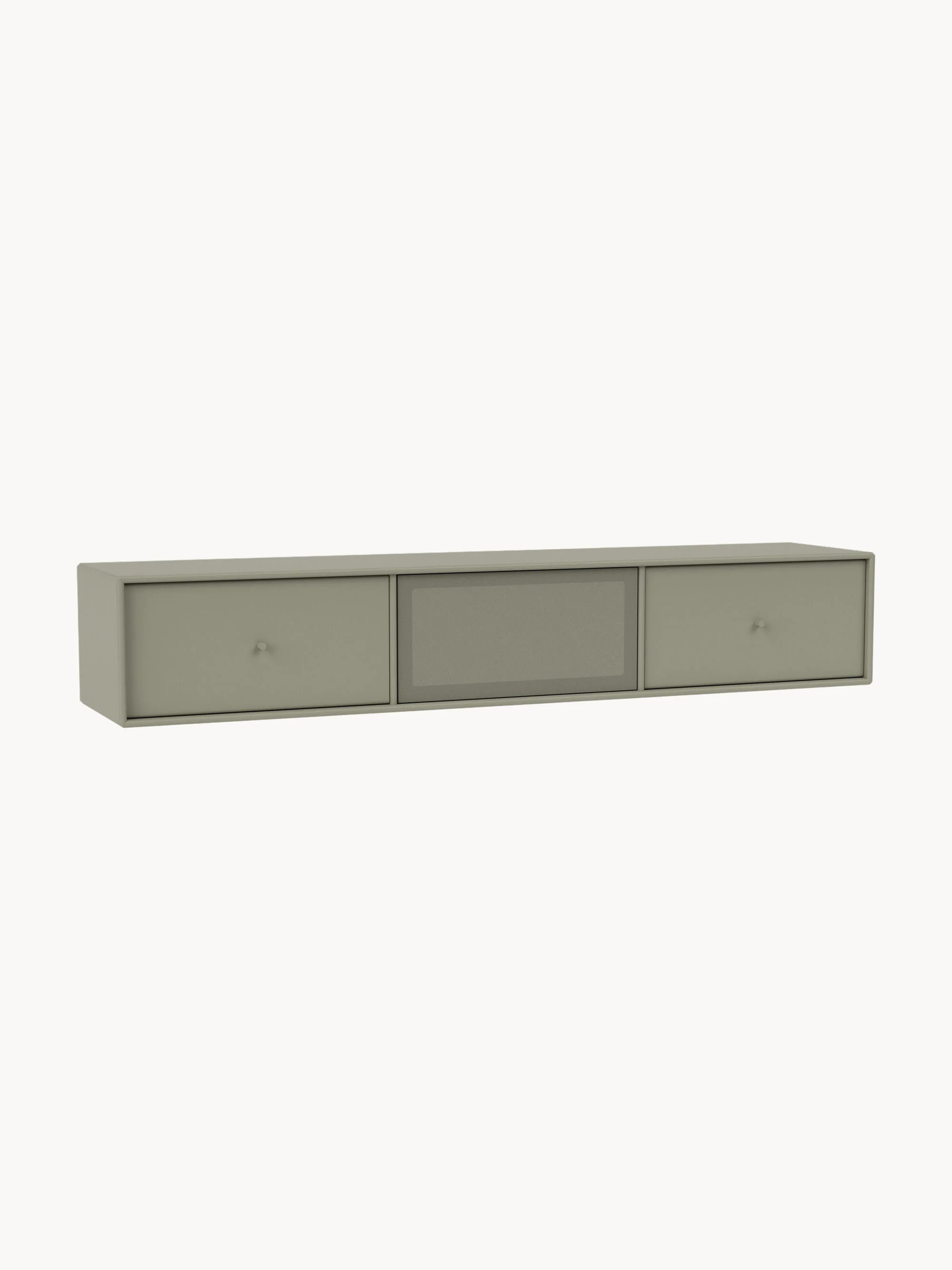Handgefertigtes Wand-TV-Lowboard Octave V
