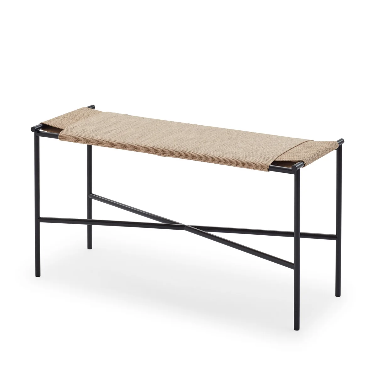 Fritz Hansen - Skagerak Vent Bank, schwarz / natur