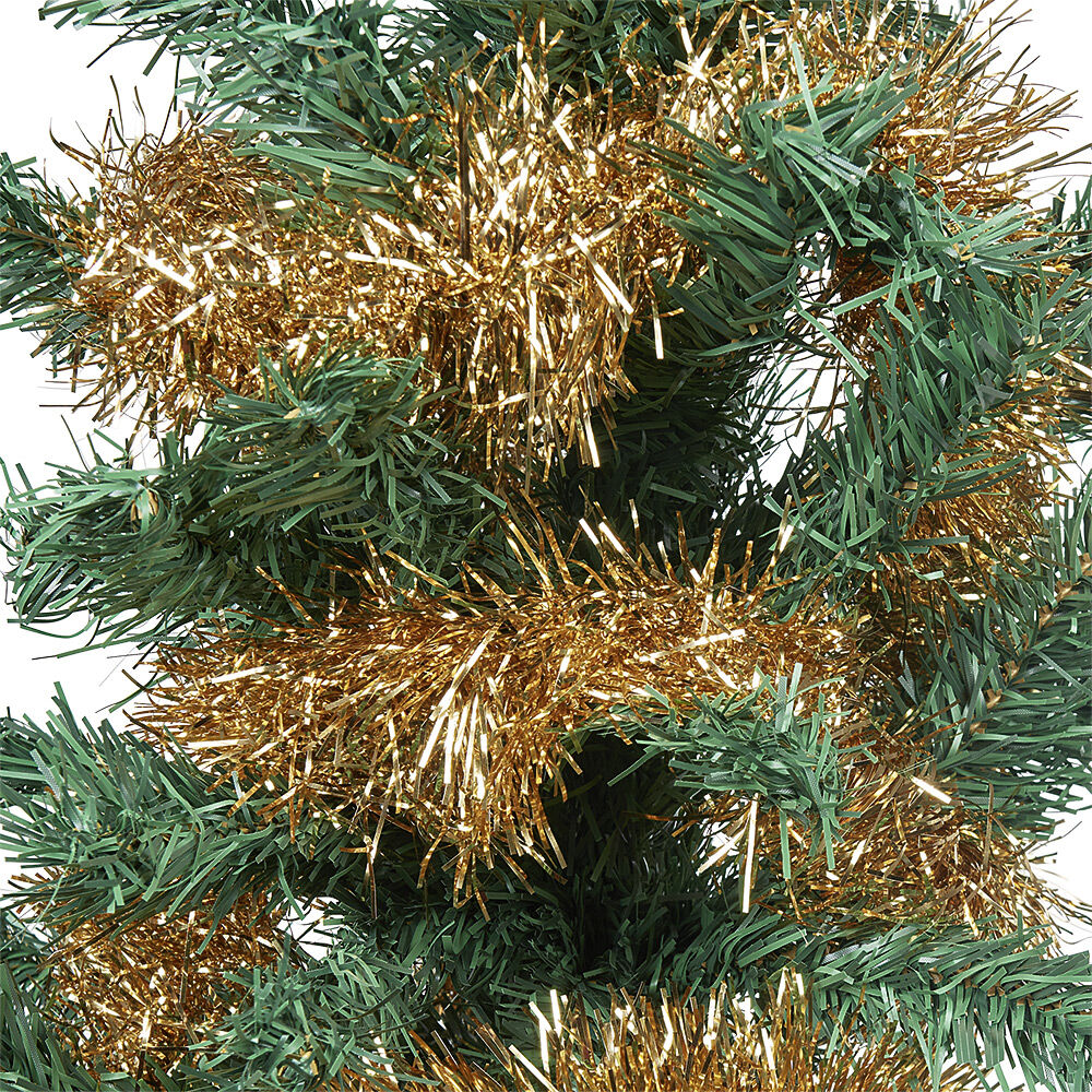 Guirlande de No&euml;l à brins scintillants Doré 4 m