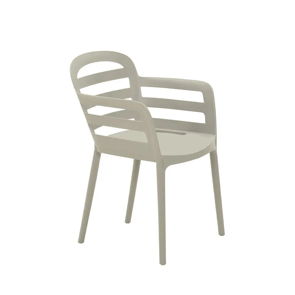 Garden Impressions Mira tuinstoel zand - 2 stuks