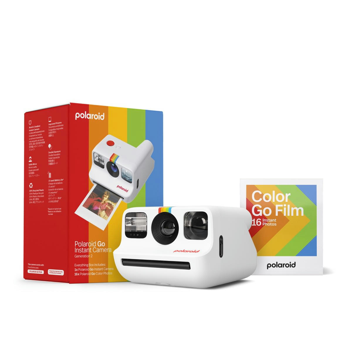 - Appareil photo instantané Everything Box  Go Generation 2 White