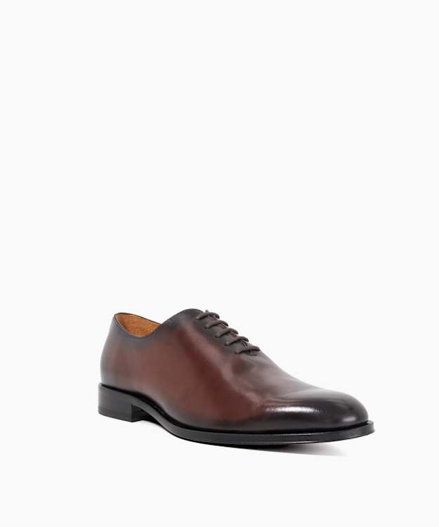 Sylvester Dark Brown - Premium Wholecut Leather Sole Lace-Ups