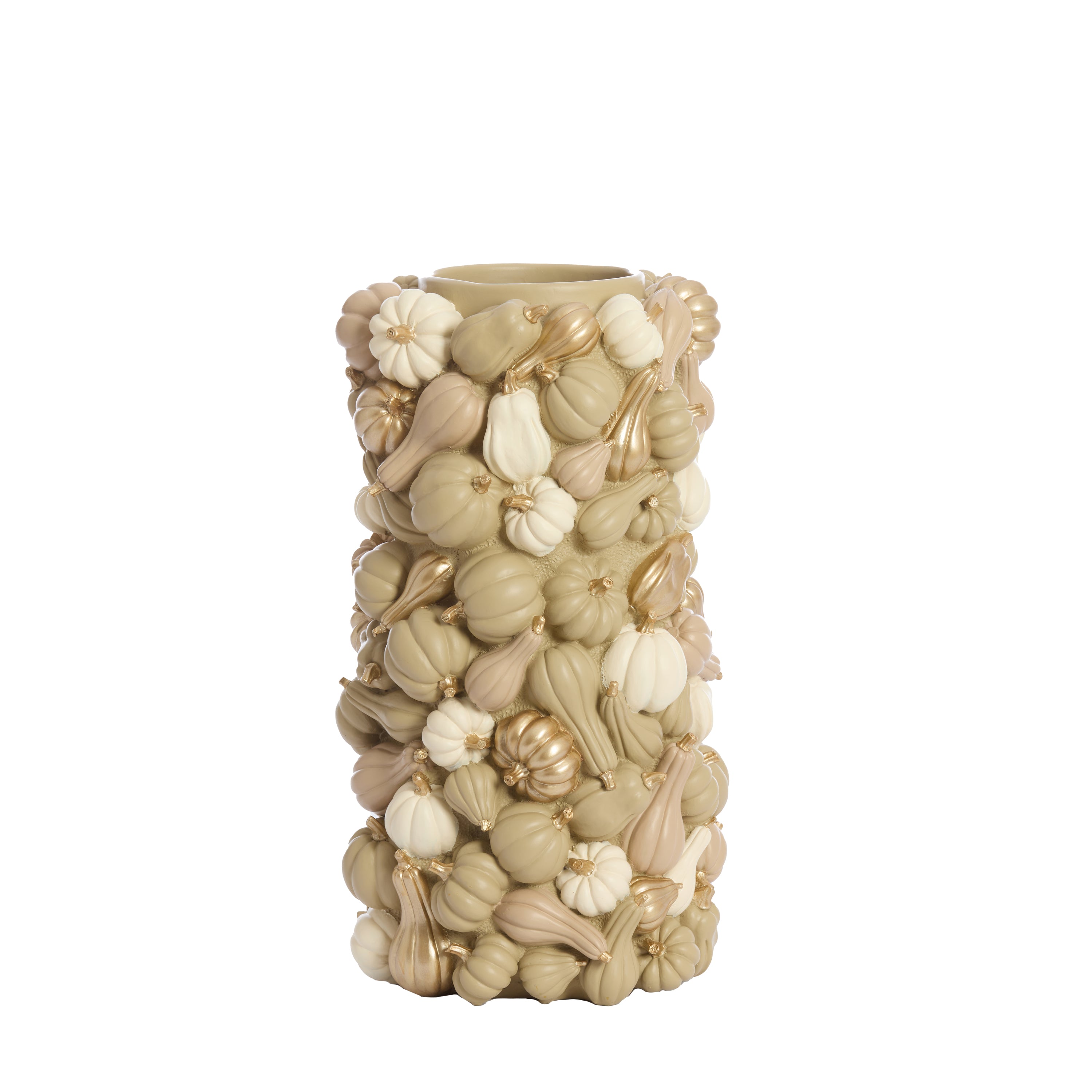 Light & Living Light&living Vaas deco Ø27,5x49 cm PUMPKIN zand