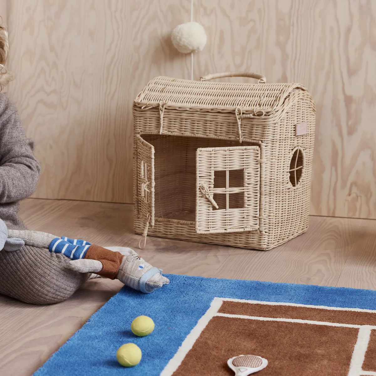 OYOY Mini - Rattan Home Aufbewahrungskorb, nature