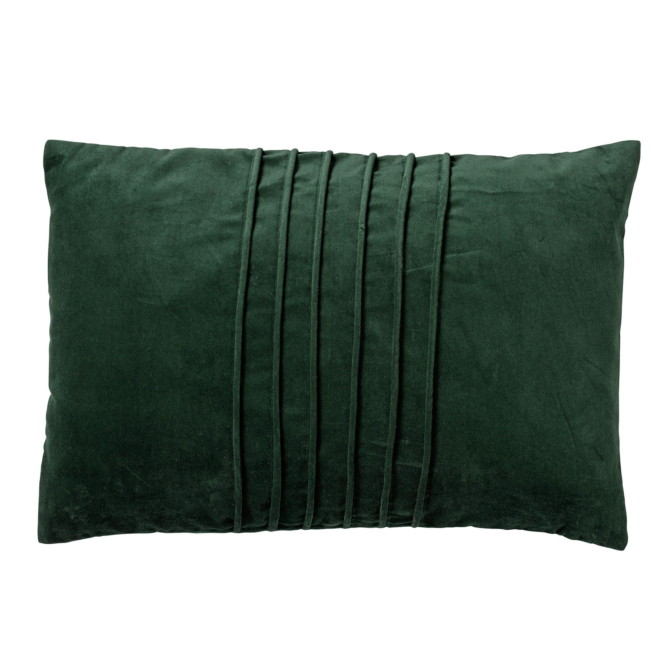 - Housse de coussin vert en velours-40x60 cm uni