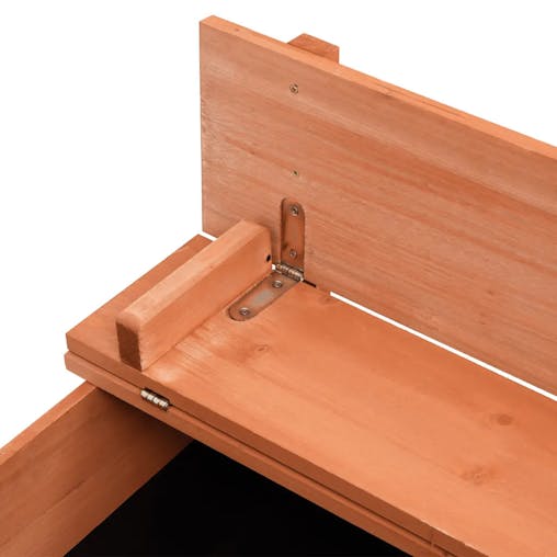 NNEVL Sandbox Firwood 95x90x15 cm