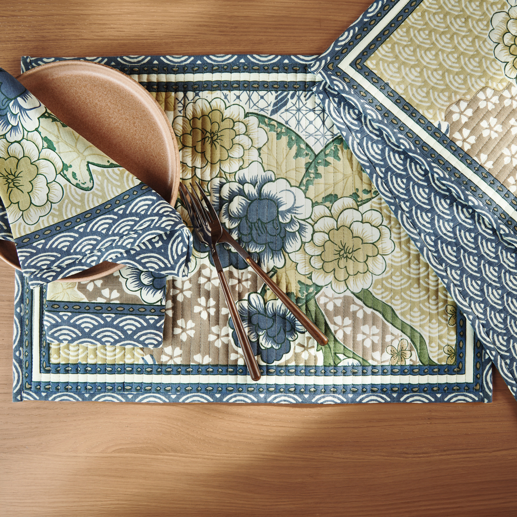 Lot de 2 serviettes de tableOrigami