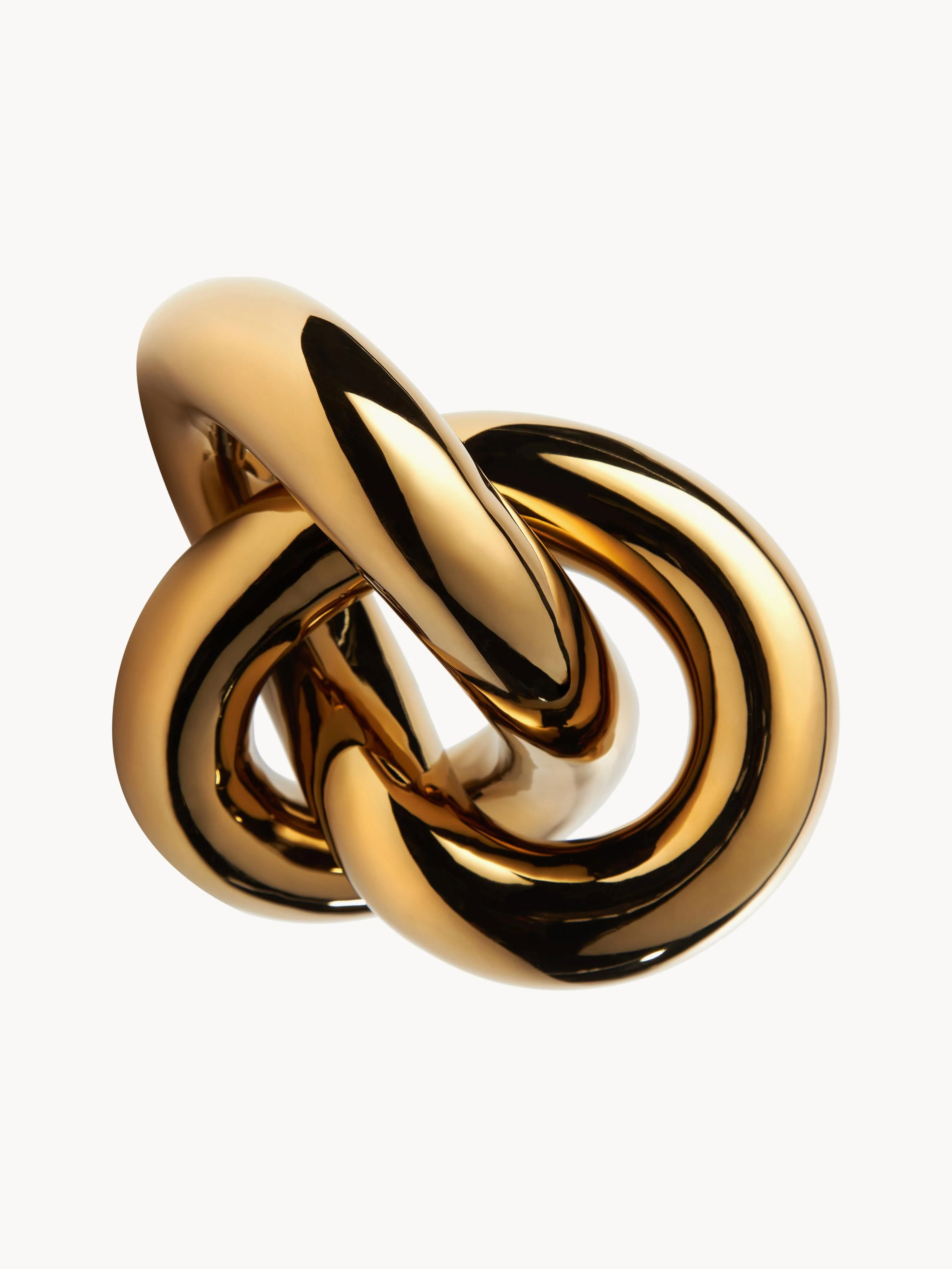 Handgefertigtes Deko-Objekt Knot, H 9 cm