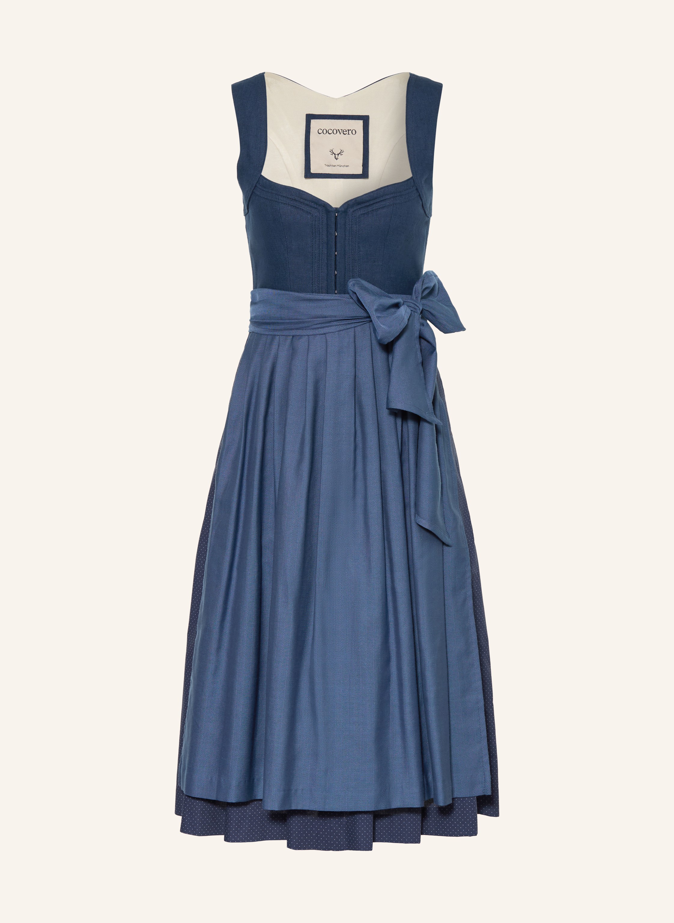 CocoVero Dirndl NELLIE mit Leinen