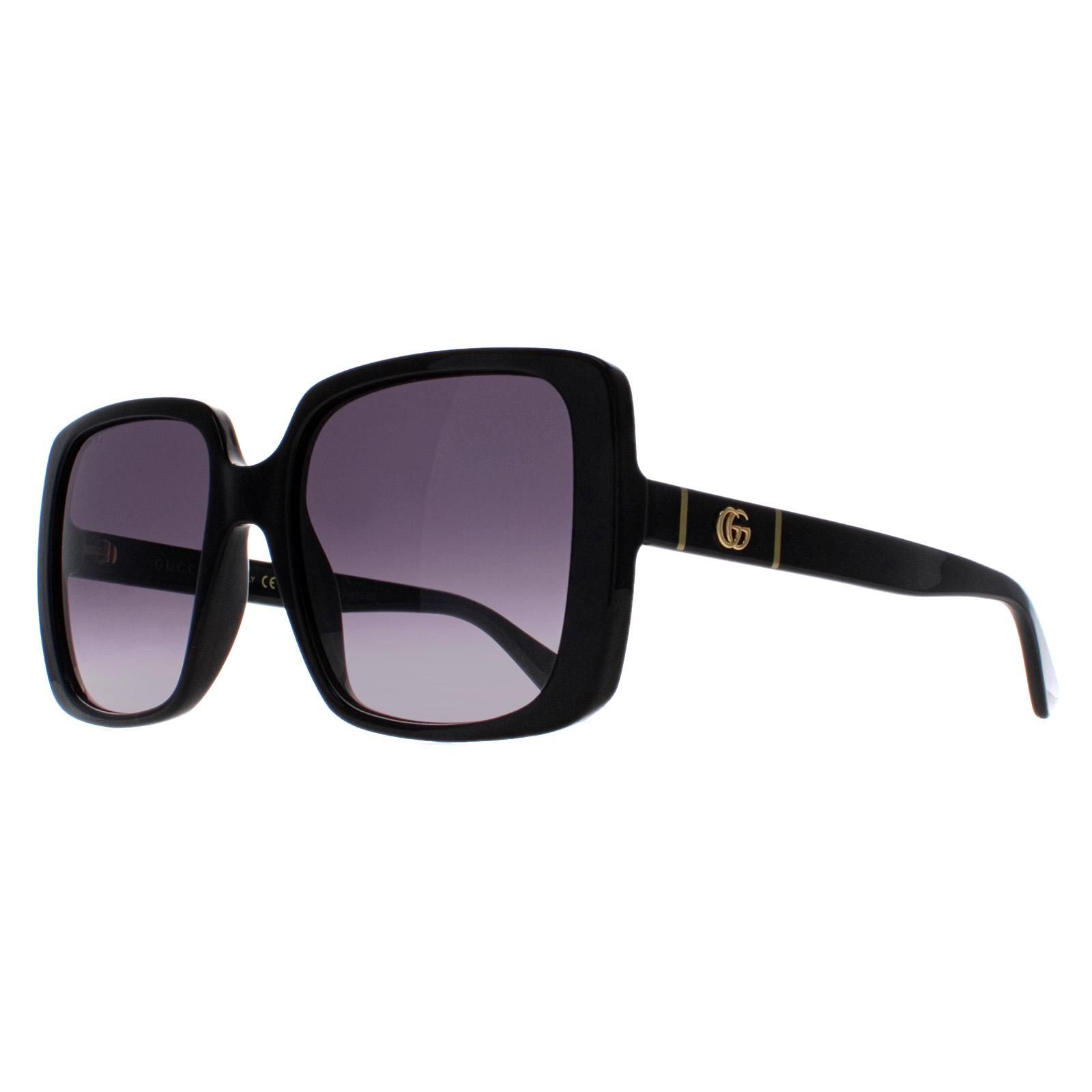 Gucci Square Black Grey Gradient GG0632S