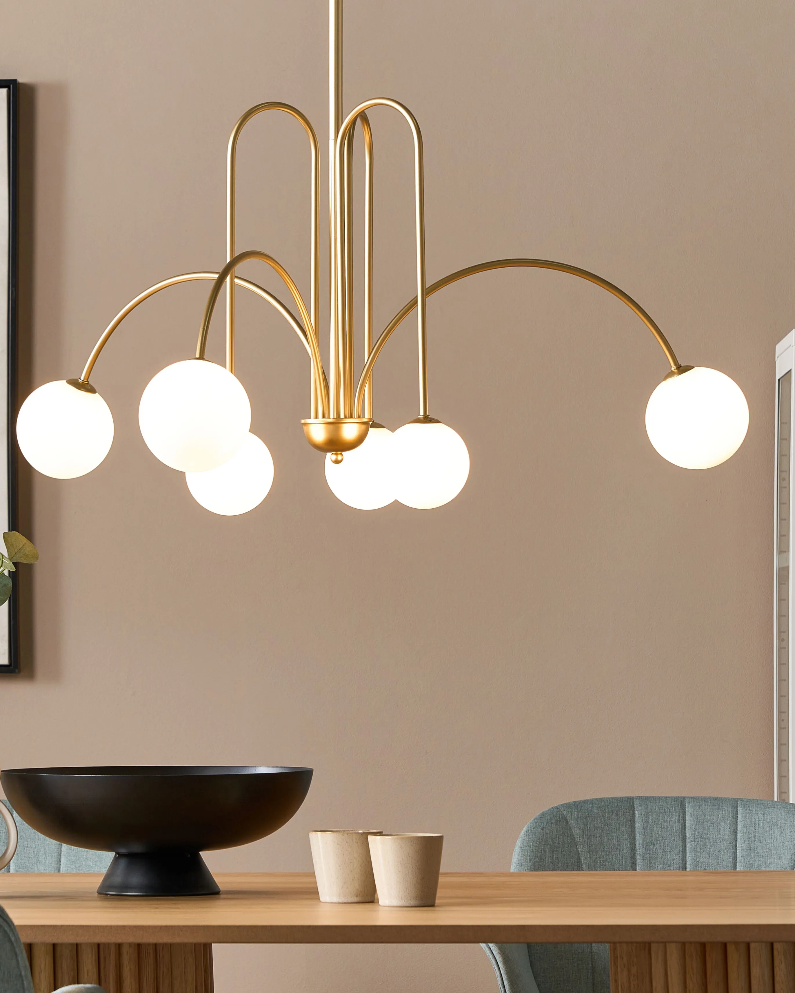 Chandelier FORBES Metal Gold