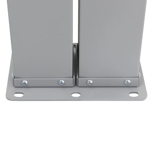 NNEVL Patio Retractable Double Side Awning 170x600 cm Black