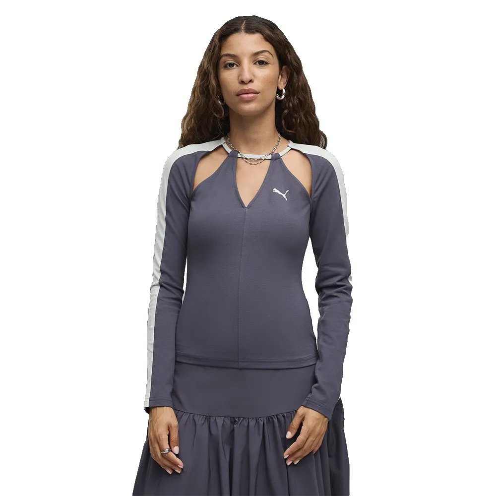 Puma T7 Slim Cut-Outs long sleeve T-shirt