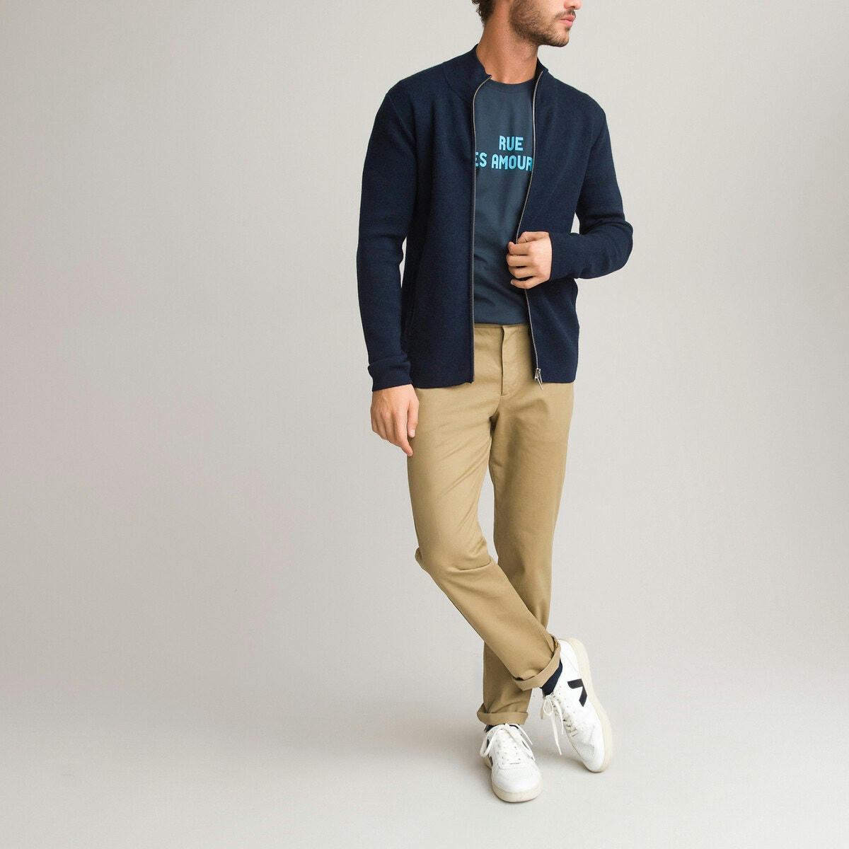 Gilet zippé Signature mérinos, made in Europe
