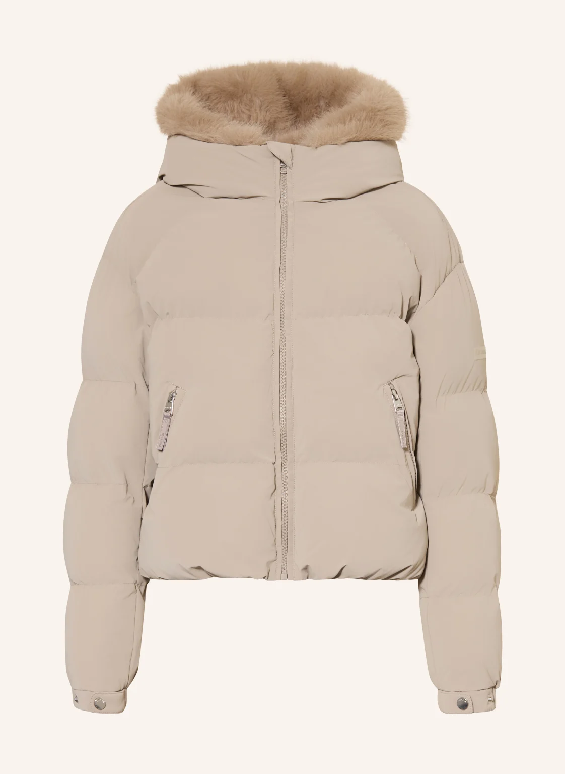 GARCIA Steppjacke mit Kunstpelz