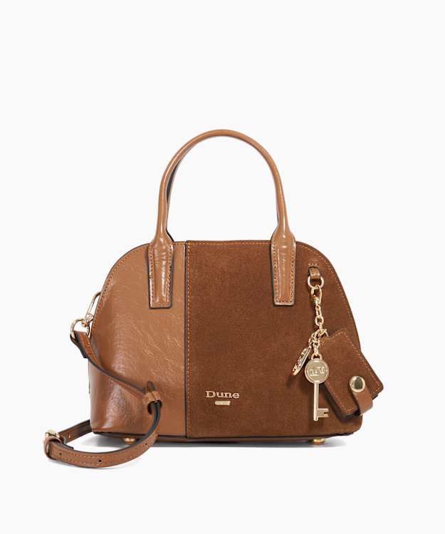Dandelions Tan - Bag Charm Tote