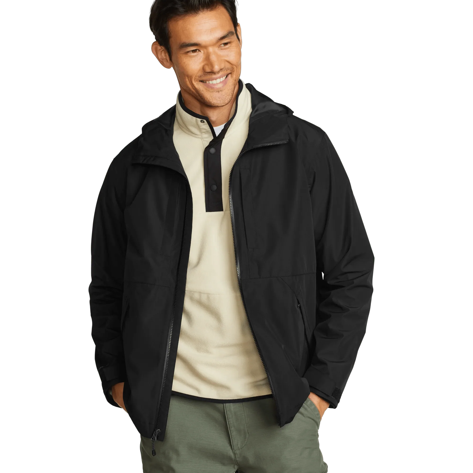 Men's Seaward Waterproof Hooded Rain Jacket
