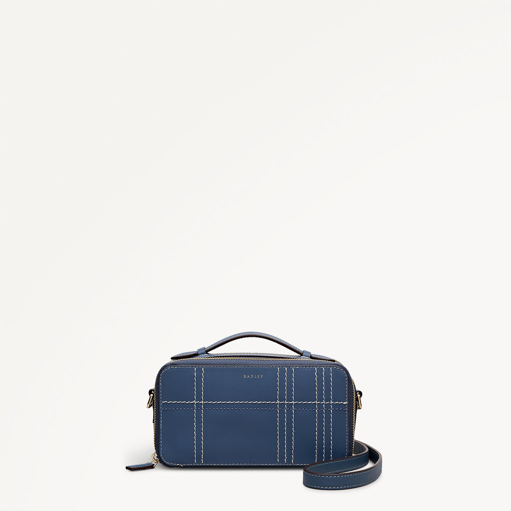 Calvert Way - Check - Small Ziptop Cross Body