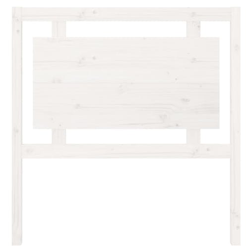 NNEVL Bed Headboard White 95.5x4x100 cm Solid Wood Pine