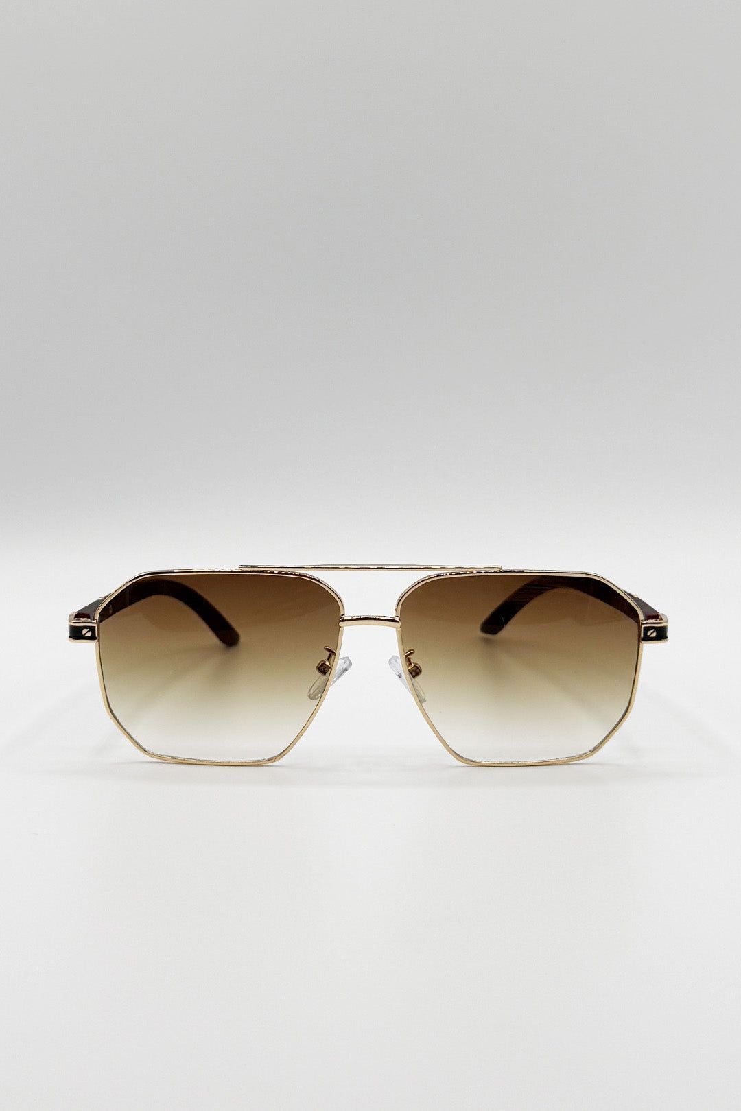 SVNX Retro Square Navigator Sunglasses