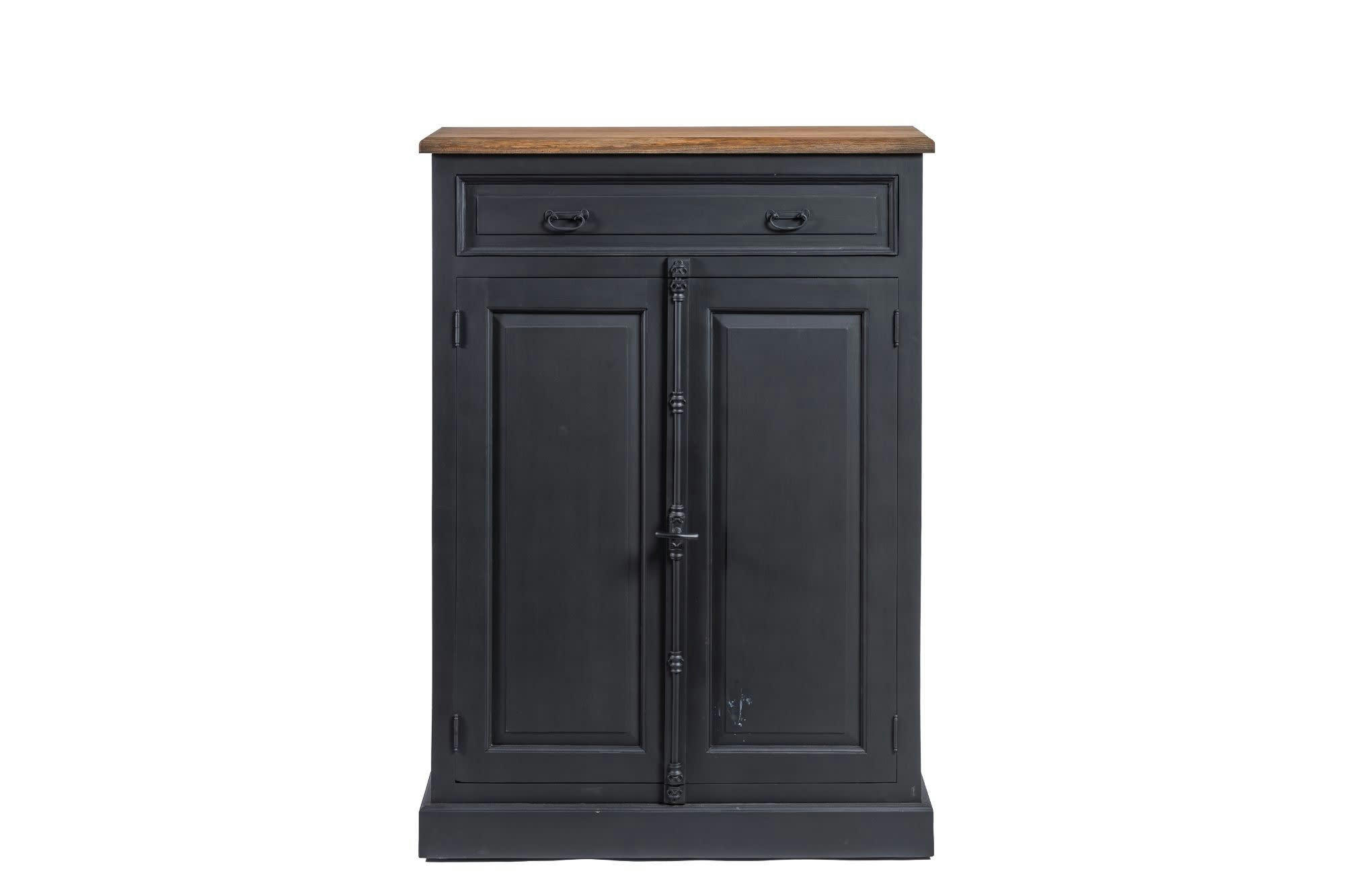 DALILA - Buffet parisien en bois 2 portes 1 tiroir