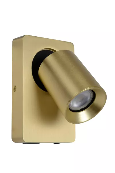 Kinkiet złoto-odcienie złota NIGEL 1xGU10x5W wym:11,8x10x10cm IP20 Lucide