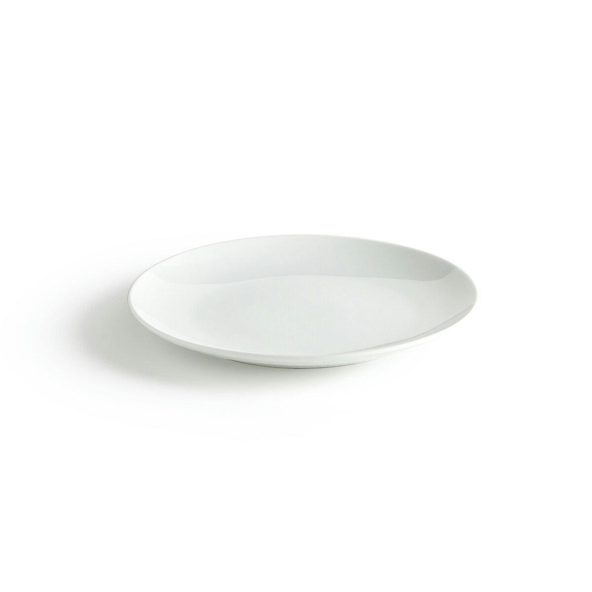 Lot de 4 assiettes à dessert porcelaine, Atola