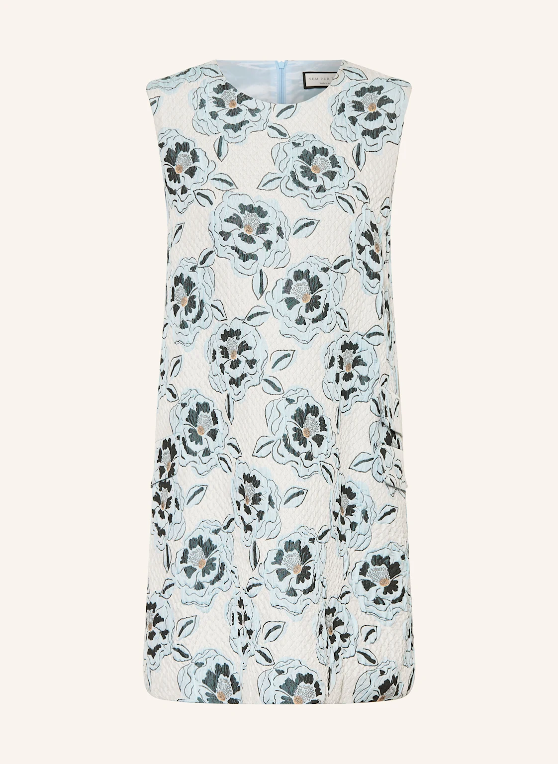 SEM PER LEI Jacquard-Kleid