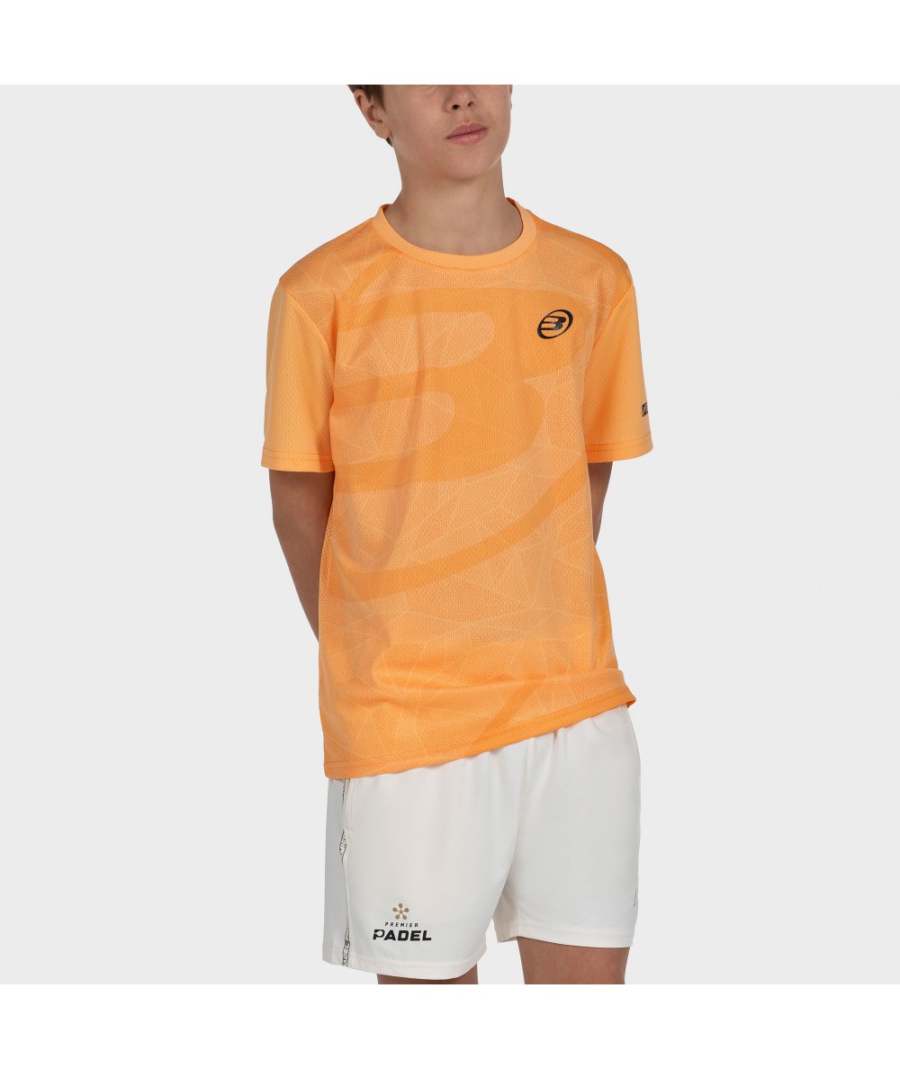 CAMISETA BULLPADEL CASTIL J MANDARINA