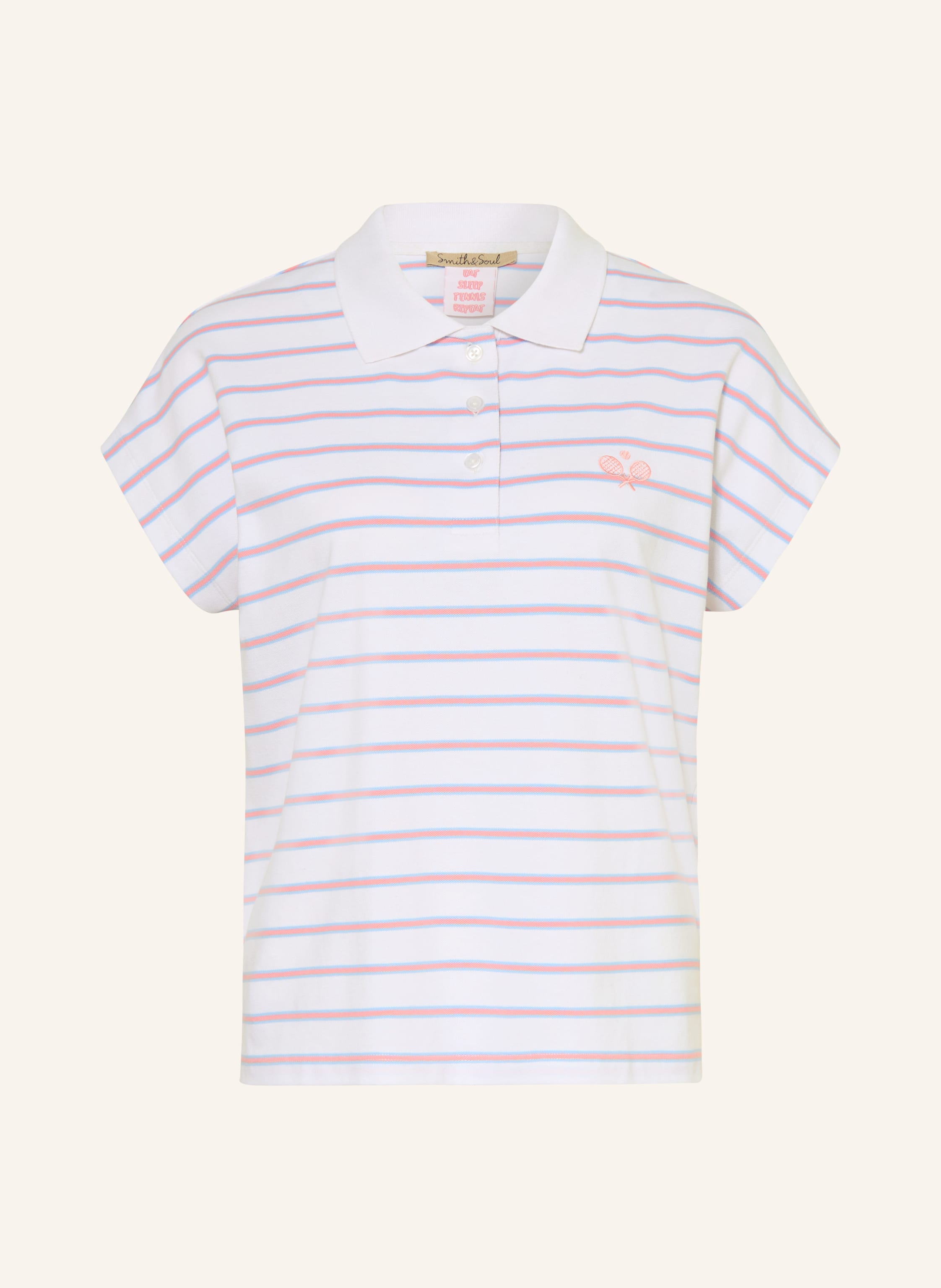 Smith & Soul Piqué-Poloshirt
